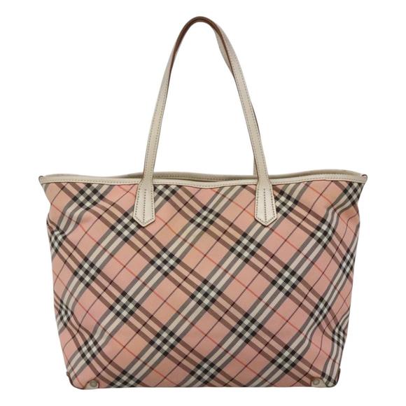 Burberry Nova Check Pink NYLON tote - Picture 1 of 10